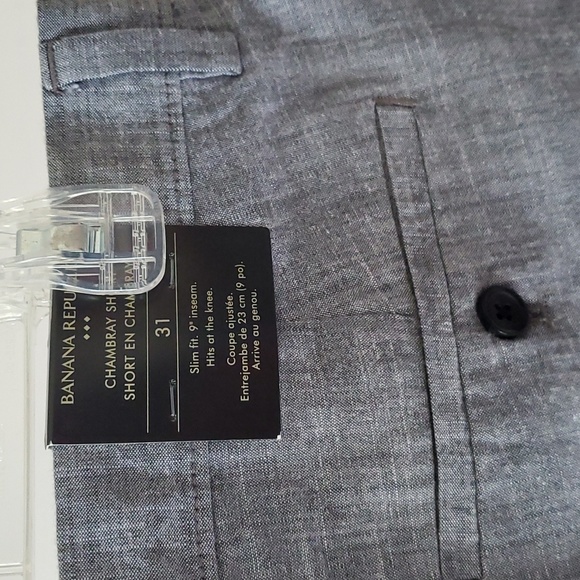 NWT Banana Republic Chambray Women's Shorts Size 31 - Picture 4 of 5